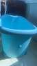 日康（rikang）浴桶婴儿洗澡盆宝宝儿童洗澡桶 新生儿宝宝游泳桶8个月-12岁澡盆 大号蓝色浴桶（小船+海洋球） 实拍图