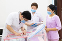 医缘医缘白大褂男女薄款透气修身学生实验服诊所医院大衣工作服印绣字 男长袖薄款 L 实拍图
