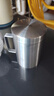 美厨（maxcook）316不锈钢水杯马克杯 双层泡茶杯子办公室家用500ml带盖MCB8951 实拍图
