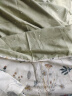 安睡宝（SOMERELLE）ins春夏纯棉床上四件套100%全棉裸睡被套床单双人床笠用品被罩三 东篱桔梗(精梳全棉柔软亲肤) 四件套1.5-1.8m床/被套200*230cm 实拍图
