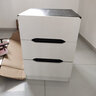 幻狐床头柜卧室小型家具柜子收纳柜储物柜轻奢床头置物柜简易主卧边柜 【大容量三抽】黑白色40*40*56cm 实拍图