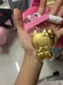 热卖黄金helloKitty猫手机挂绳钥匙扣足金20mgKt猫包包汽车挂件 KT猫粉绳挂件+礼盒礼袋+证书 实拍图