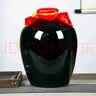 景德镇陶瓷酒坛子10斤20/30/50斤空酒瓶家用窖藏专用密封泡酒缸罐 乌金 私藏无孔+酒提 底座 50斤 实拍图