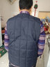 啄木鸟羽绒马甲男秋冬季加绒加厚打底背心男士内搭保暖御寒中老年衣服 红色 2XL 实拍图