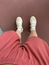 特步【2000公里二代】跑鞋女两千公里耐磨回弹跑鞋体考竞训女跑步鞋 帆白/樱落粉【跑向春天-女】 36 实拍图