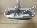 享家美折叠拖把桶大号长方形手提式家用清洗拖布桶储水洗车桶拖地墩布桶 中号45cm折叠水桶【底部带滑轮】 实拍图