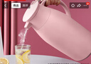 JEKO&JEKO保温壶家用热水瓶暖水壶宿舍大容量开水瓶玻璃内胆 1.6L浅粉色 实拍图