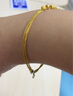 周大福 心形爱心黄金手链(工费260)18.75cm约5.45g EOF63 实拍图