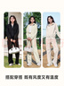 班尼路运动套装女装2026年秋冬季新款上衣服裤子休闲两件套潮流外套女士 浅卡其-两件套 【NJ45款】 M 实拍图
