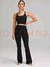lululemon丨Groove Nulu™ 女士超高腰喇叭裤 芯吸 黑色(LW5EIKA) S 实拍图