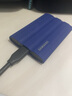 三星（SAMSUNG）T7 shield Type-C USB3.2 PSSD 时尚小巧便携 多设备兼容 大容量存储 移动固态硬盘 T7 Shield USB3.2 魔力蓝 三防 2TB 实拍图