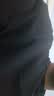 真维斯（Jeanswest）T恤男2026春夏新款纯棉简约纯色男士打底衫长袖T恤男黑色XL 实拍图