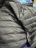 雪中飞秋冬新款情侣立领轻薄羽绒服休闲短款鸭绒保暖羽绒服 宝石黑|8086 XL 180/100A 实拍图