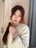 可辰可辰玉髓手镯少女款冰种玉髓飘花翠色半山水青山黛镯子送女友送妈 内径58-59【适合105-120斤】 实拍图