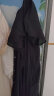 无印良品（MUJI） 女式 强捻 法国袖 连衣裙 女装裙子夏季 纯棉全棉 BC2JGC4S 黑色 XL(165/92A) 晒单实拍图