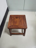 广唐 红木家具非洲花梨（学名：刺猬紫檀）小方凳客厅换鞋凳中式实木小孩矮凳子家用富贵板凳 座面独板精品（烫蜡工艺一张） 实拍图
