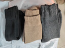 南极人3双袜子男士冬季加绒加厚升温细绒中筒长袜长筒毛圈保暖毛巾袜 实拍图