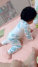 优奇婴儿衣服宝宝纯棉护肚内衣套装春秋新生儿睡衣秋衣秋裤分体两件套 春秋【纯棉】印花蓝 73 实拍图