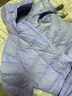 安奈儿（Annil）儿童轻薄羽绒服男女童短款外套2024轻暖亲子装 石楠紫 160  实拍图