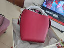 拉菲斯汀门票福桶包2025新款真皮单肩斜挎包女小众手提水桶包 621896 拉菲红【头层牛皮大号】 实拍图
