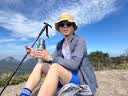 尚烤佳（Suncojia）一体防晒帽女防紫外线太阳帽夏季运动大帽檐可折叠三合一遮阳帽 实拍图
