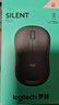 罗技（Logitech）M221轻音鼠标 无线鼠标 办公鼠标 对称鼠标 带无线微型接收器 茱萸粉 实拍图