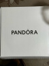 潘多拉（PANDORA）[乔欣同款]单圈牛皮革手链绳红色素圈本命年diy百搭生日礼物 红色 17.5cm 实拍图