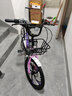 永久儿童折叠自行车女孩减震16寸自行车变速6-8-12岁小学生男女孩单车 五刀轮【粉紫色】变速【减震】 20寸丨适合身高*130-155丨 实拍图