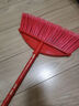 熙岳木杆硬毛塑料扫把家用普通老式扫帚户外学校室内地板扫水工厂专用 莲花开丝  配木杆 实拍图