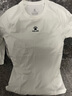 卡尔美（KELME）运动紧身衣男秋季长袖打底衫透气篮球足球弹力训练健身服 白色9161TL1001(升级款) XL/180 实拍图