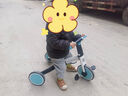 uonibaby品牌授权儿童三轮车脚踏车1-3-6岁宝宝儿童车遛娃神器平衡车手推 25款蒂芙尼蓝+推杆-适高68-128cm 升级版 实拍图