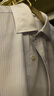 凡客诚品衬衫男商务易打理纯色西服正装衬衣男士白衬衫 长-蓝条 39 卡码建议拍大一码 实拍图