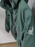 迪卡侬男女户外春秋款休闲防风防水夹克冲锋衣男女运动外套帆船航海 男-绿色(偏大一码) S 实拍图