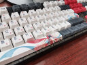 阿米洛（Varmilo） 中国娘花旦系列 静电容V2机械键盘 办公键盘  键盘机械 花旦娘MA108键有线白灯 静电容V2雏菊黄轴 实拍图