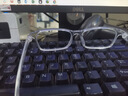 陌朋 近视眼镜框男女 tr90超轻运动防滑光学防蓝光电脑眼镜8克方镜框 个性透明白 防蓝光1.61非球0-600丨留言度数 实拍图
