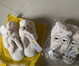 始丰（SHIFENG）秋冬棉拖鞋女士情侣家居家用室内可爱卡通兔子保暖毛毛绒棉拖鞋男 米白色【冬天的温暖】 40-41【适合39-40码】 实拍图