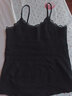 南极人针织女士吊带背心女螺纹打底运动内搭无袖上衣打底衫女 黑 均码 实拍图