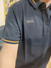 吉普（JEEP）短袖T恤男夏季Polo商务休闲衫男士宽松凉感衣服男装 宝蓝  L 实拍图