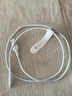 贝尔金（BELKIN） USB-IF认证Type-C轻柔编织快充线适用于苹果iPhone 15 Pro Max车载CarPlay充电数据线 A转Lightning 1米 白色 实拍图