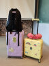 不莱玫大容量行李箱高颜值女拉杆箱男密码箱学生旅行箱22英寸 星黛露紫 晒单实拍图