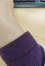 帕罗（PALUOPO）女士秋冬保暖内衣修身羊绒真丝上衣时尚打底显瘦衣服 深紫 M 晒单实拍图