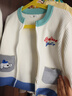 巴拉巴拉童装男童毛衣春秋装小童开衫年儿童女童针织衫萌 白色调00411 100 cm 实拍图