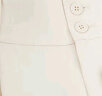 伊芙丽（eifini）【通勤防晒神裤】窄版阔腿裤女西装裤高级感垂感白色裤子 米白 现货 155/60A/S 晒单实拍图