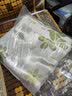 遮光窗帘成品简约现代卧室客厅遮阳防晒落地飘窗帘子全遮光布料 绿色 挂钩加工宽1.5米*高2.7米 实拍图