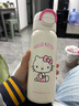杯具熊儿童双饮保温杯学生保温壶成人女士水杯子女生吸管杯送礼物 海浪双饮kitty-带杯套+礼盒 500ml 实拍图