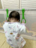 萌兔王子宝宝学站立拉环儿童游戏围栏手拉环学步护栏玩具01婴儿床围栏配件 （2个装) 1m 单面装 黄+绿 晒单实拍图