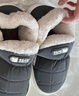 洁丽雅棉拖鞋女秋冬季室内家居防滑保暖拖鞋厚底毛毛女士家用男棉鞋外穿 深灰 【抗菌升级款】 46-47 (适合45-46码) 实拍图