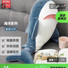 名创优品（MINISO）海洋系列鲨鱼公仔趴姿毛绒玩具娃娃睡觉室内卧室办公室生日礼物 实拍图
