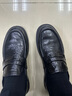 百丽男鞋商务正装皮鞋商场同款舒适真皮套脚乐福鞋7WM01AM3 黑色 42 (260mm) 实拍图
