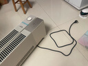 美的（Midea）石墨烯踢脚线取暖器 家用立式遥控电暖气浴室防水折叠式电暖器大面积速热暖气片移动地暖 HDU22VRS 实拍图